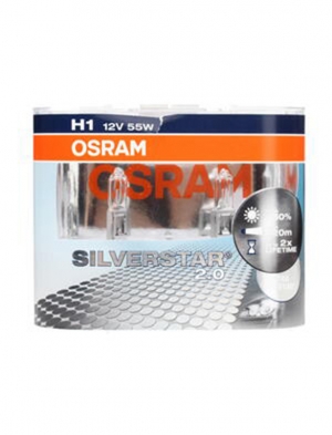 OSRAM SILVER STAR H1 2 AMPOULES