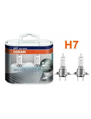 OSRAM SILVER STAR H7 2 AMPOULES